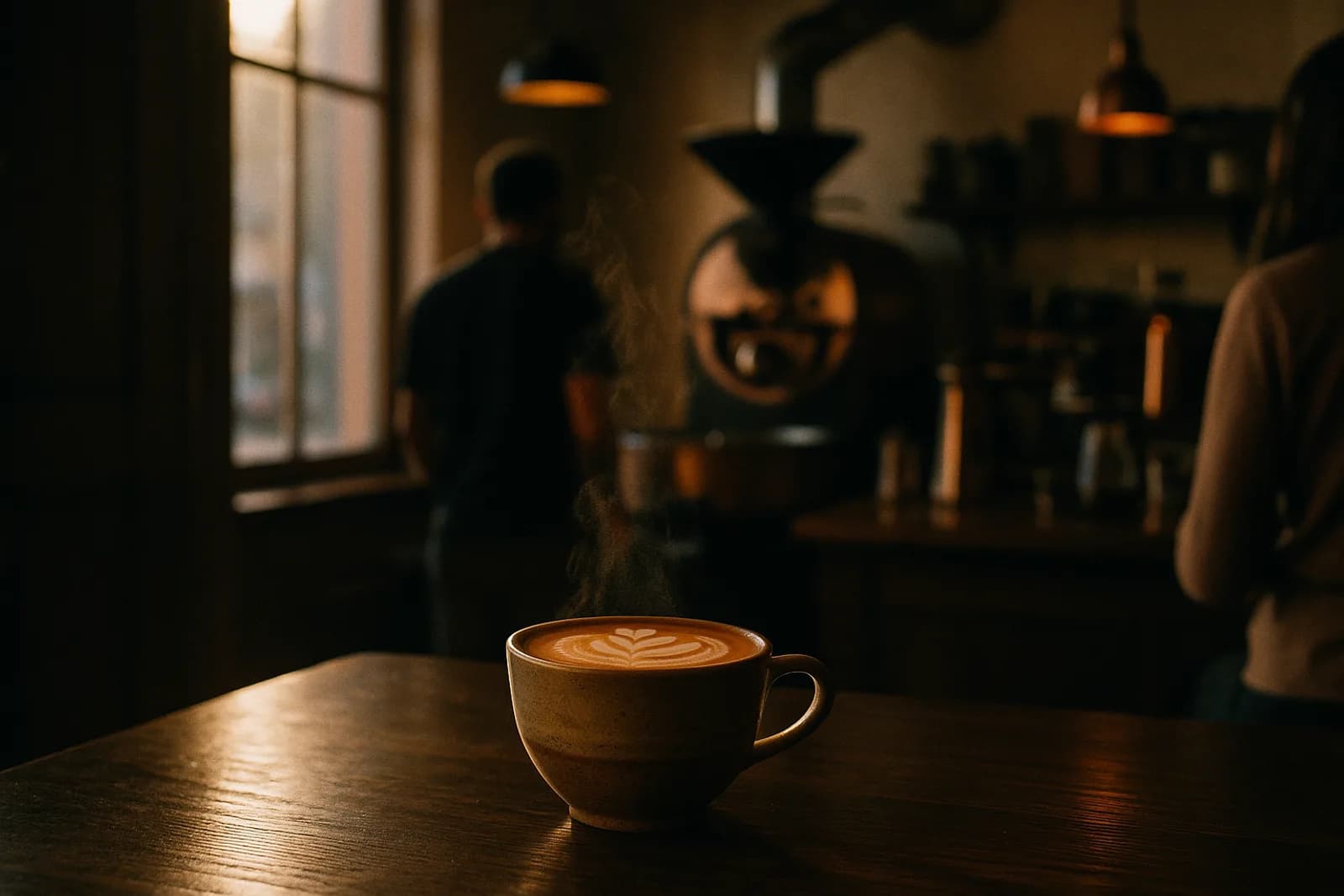 Cappuccino mit Milchschaumherz